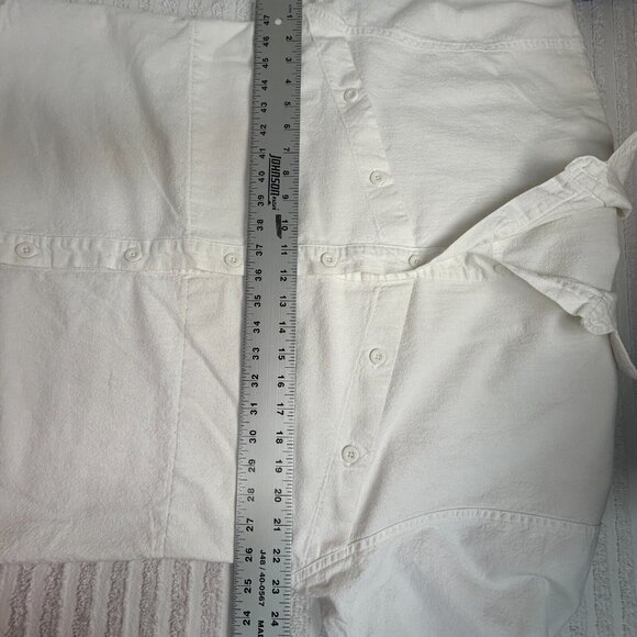 Vintage LA Seat Covers Women's Cotton Button Front Basic Jacket Size P/S White - Picture 5 of 7